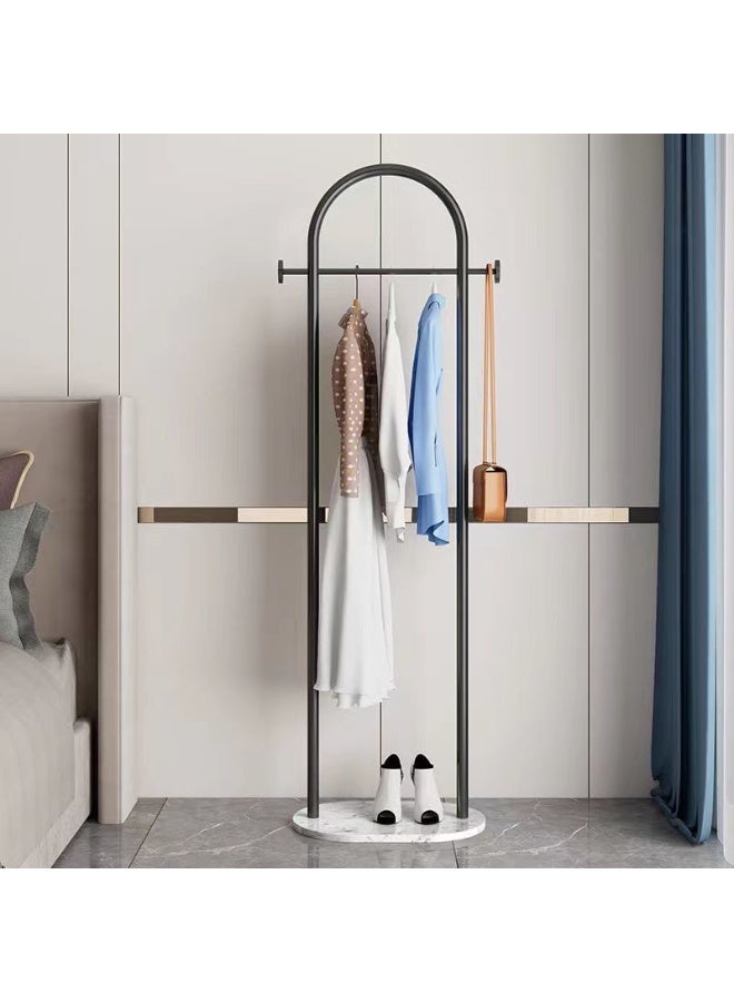 Y&D Metal Coat Rack Black Coat Rack Freestanding  With Marble Base Floor-standing Coat Stand Floor Hanger 170*45CM - Image 3