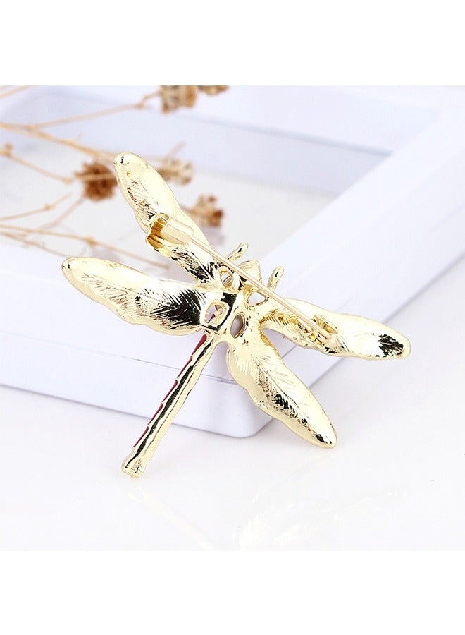 Beyond Dragonfly Brooche, Anti Rust and Anti Fading Alloy Brooch Pins, Corsage Scarf Clip Women Girls (Blue) - Image 3