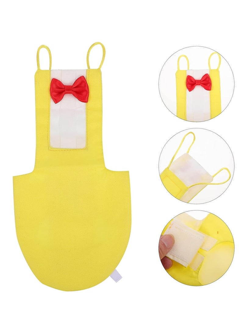 KASTWAVE Parrot Diaper- 1 Pack Washable Parrot Flight Suit, Breathable Bird Clothes for Parrot Macaw, African Grey Budgie Parakeet, Cockatoos (L) - Image 2