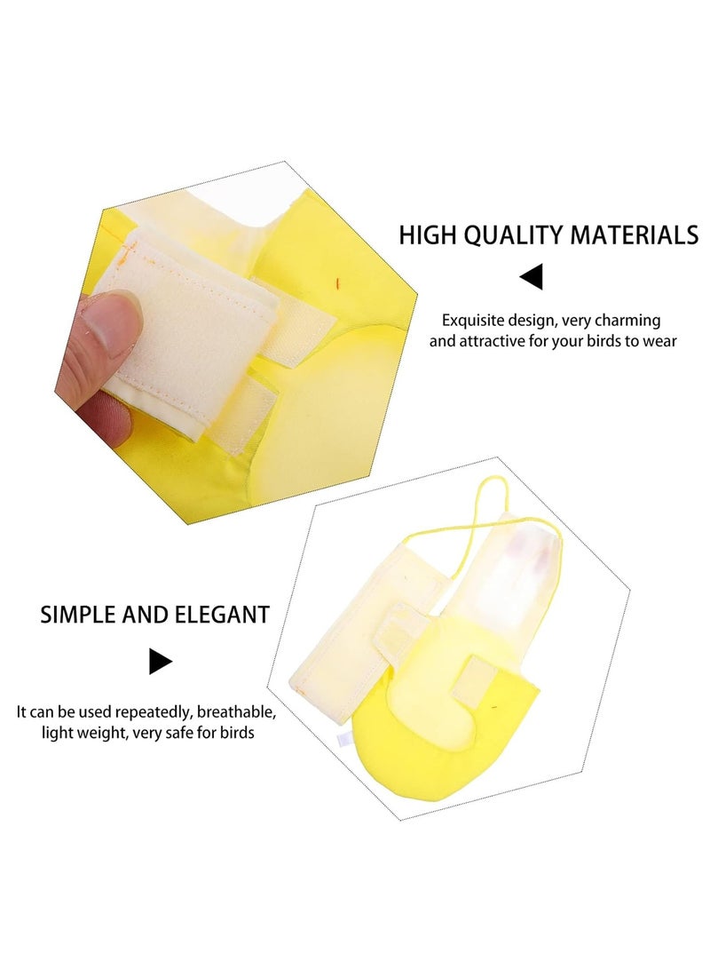 KASTWAVE Parrot Diaper- 1 Pack Washable Parrot Flight Suit, Breathable Bird Clothes for Parrot Macaw, African Grey Budgie Parakeet, Cockatoos (L) - Image 4