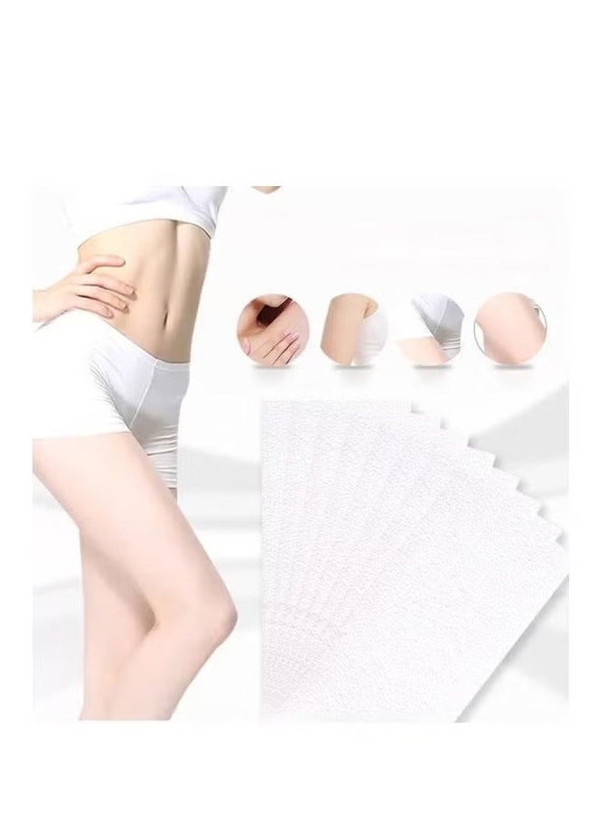أوريتي شرائط شمع لإزالة الشعر غير المنسوجة، 100 قطعة، لون أبيض - Image 3