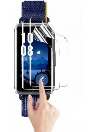 Rova Cda Store Amazfit Gtr 2e 47MM Compatible 2 Pieces Transparent Ultra Protective Nano Gelatin  - Image 3