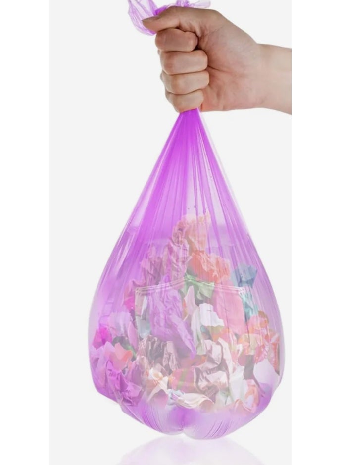 AKDC Garbage Bags Lavender-Scented, 5 Gallon, 46 × 52 cm, 30 Bags per Roll (XX Small) – Pack of 2 - Image 4
