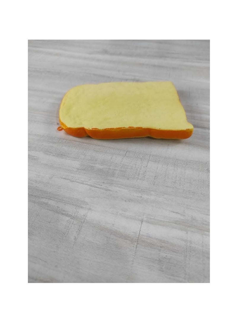 Real 3D Resin House Accessories Foods Freeze Magnets Sticker Refrigerator, Magnet Sticker Fake Bread Shapes, Slice Toast French Bread Fino, Batee and Patty Fridge Sticker Refrigerator (Slice Toast) - Image 4