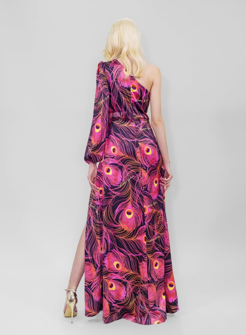 BITOLIA GALLERY Tight-high slit maxi dress Pink  - Image 2