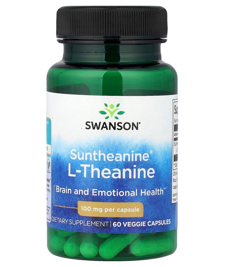 Suntheanine® L-Theanine 100 mg 60 Veggie Capsules