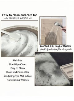 Peachjoy Bath Mat, Absorbent Carpet with Anti Slip Pad, Diatom Mud Cushion for Bath and Kitchen  - Image 5