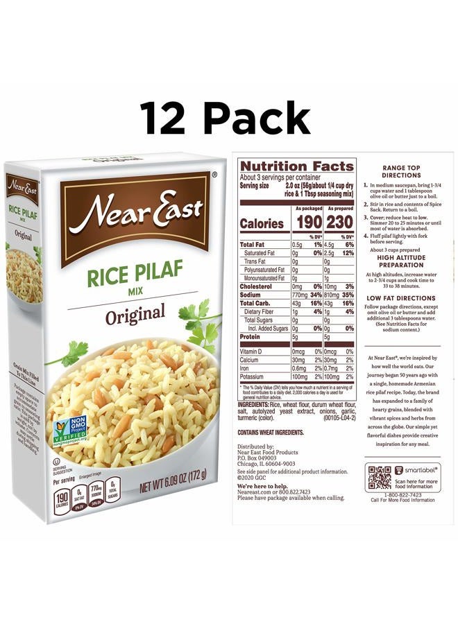 Near East Rice Pilaf Mix, Original, 6.9 Ounce (Pack of 12 Boxes) - Image 2