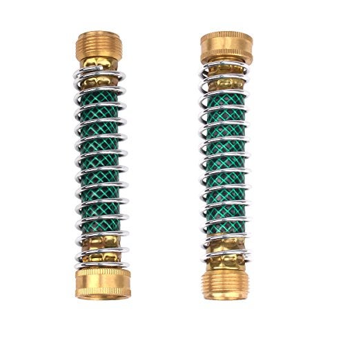 Gardeningwill 2Pcs Garden Hose Coil Spring Protector Hoses Coupling Adapter - Image 1