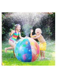 MissTiara Kids Inflatable Sprinkle Ball Summer Water Game Ball For Outdoor Beach Pool Party  - Image 3