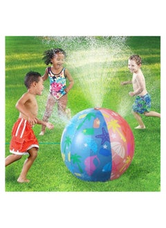 MissTiara Kids Inflatable Sprinkle Ball Summer Water Game Ball For Outdoor Beach Pool Party  - Image 5