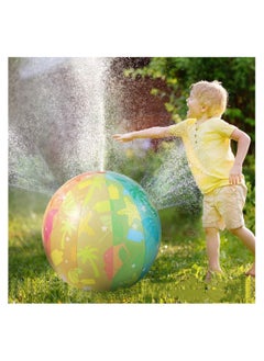 MissTiara Kids Inflatable Sprinkle Ball Summer Water Game Ball For Outdoor Beach Pool Party  - Image 4