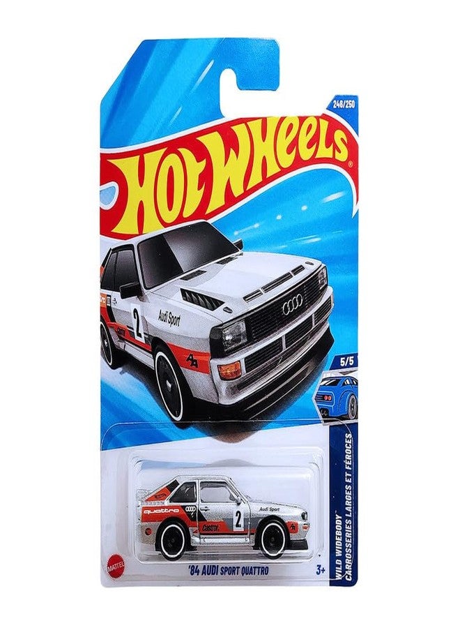 Hot Wheels 1:64 84 Audi Sport Quattro Wild Widebody 3 and Up 246/250 (Grey) - Image 1