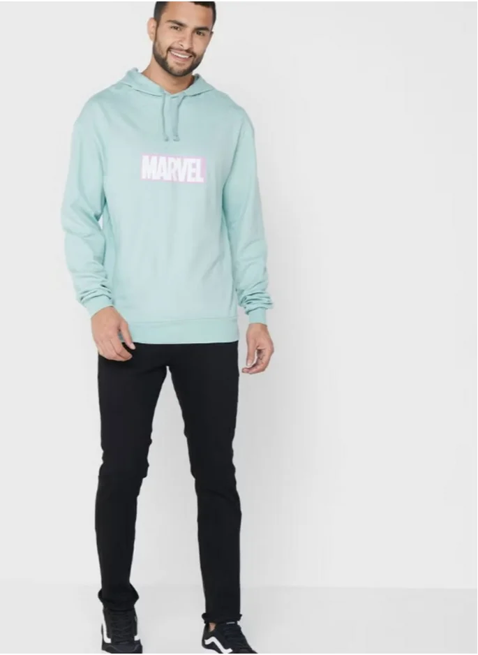 UrbanHaul Marvel Avengers Hulk Hoodie for Men