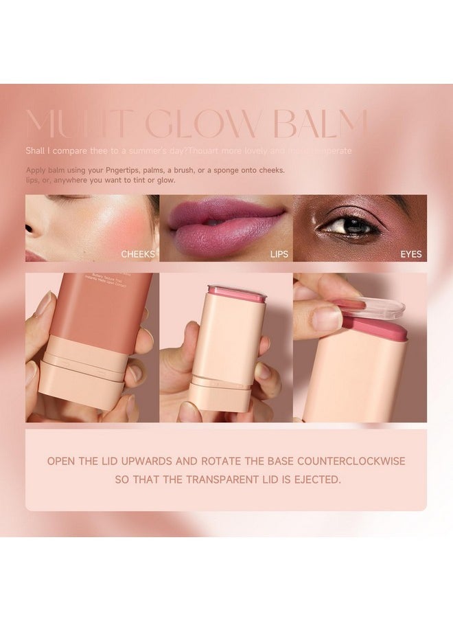 ANMANSY ANMANSY Cream Matte Makeup Blush Stick, 02# Orange, Waterproof, Suitable for All Skin Tones  - Image 5