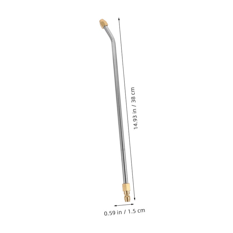 Angled Pressure Washer Wand Extension 24 Inch with Quick Connector for Vehicle Cleaning - Image 4