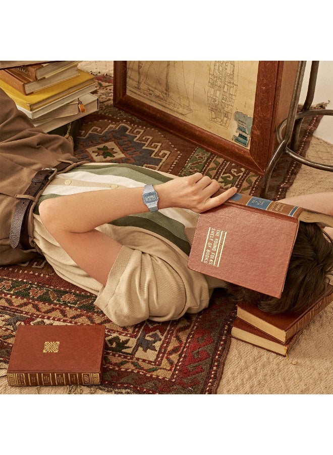 Casio A700WM‑7ADF Unisex Digital Watch – Silver Mesh Bracelet, Super‑Slim Case - Image 3