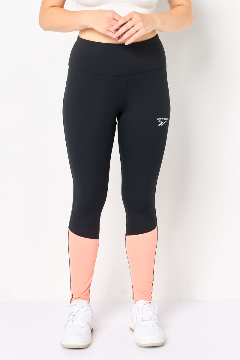 Reebok Women Sportswear Fit Training Vector Leggings, Black - Image 1