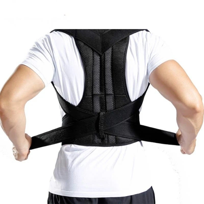 Cross-Border Men's and women's breathable correction belt spine correction strap anti-hunchback fixed belt adult back correction invisible correction belt - Image 4