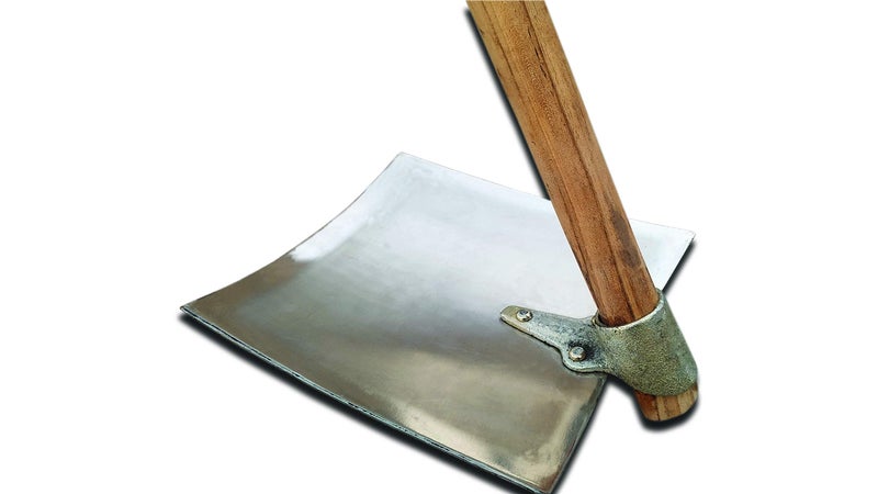 TAD SOLID Heavy-Duty Farming Hoe with 36-Inch Wooden Handle – Forged Steel Blade for Gardening, Digging, and Weeding – Ergonomic Grip for Comfortable Use – Ideal for Farmers, Gardeners - Image 4