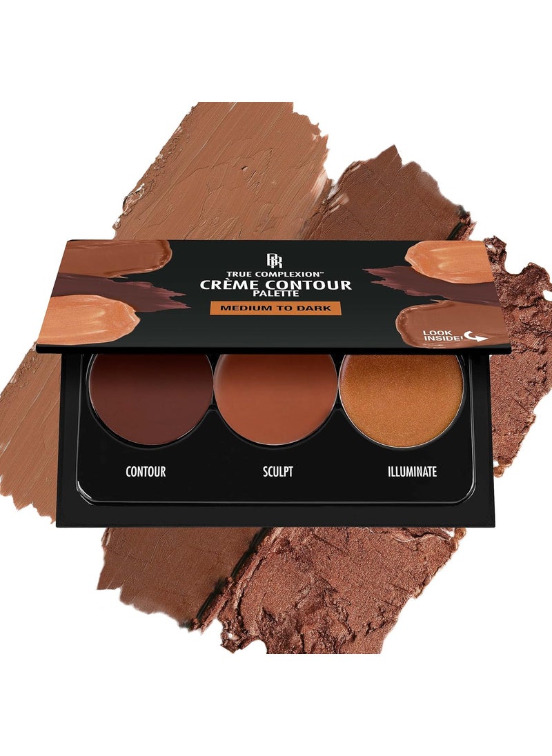 Black Radiance Black Radiance True Complexion Creme Contour Palette Medium to Dark 75 Gram 