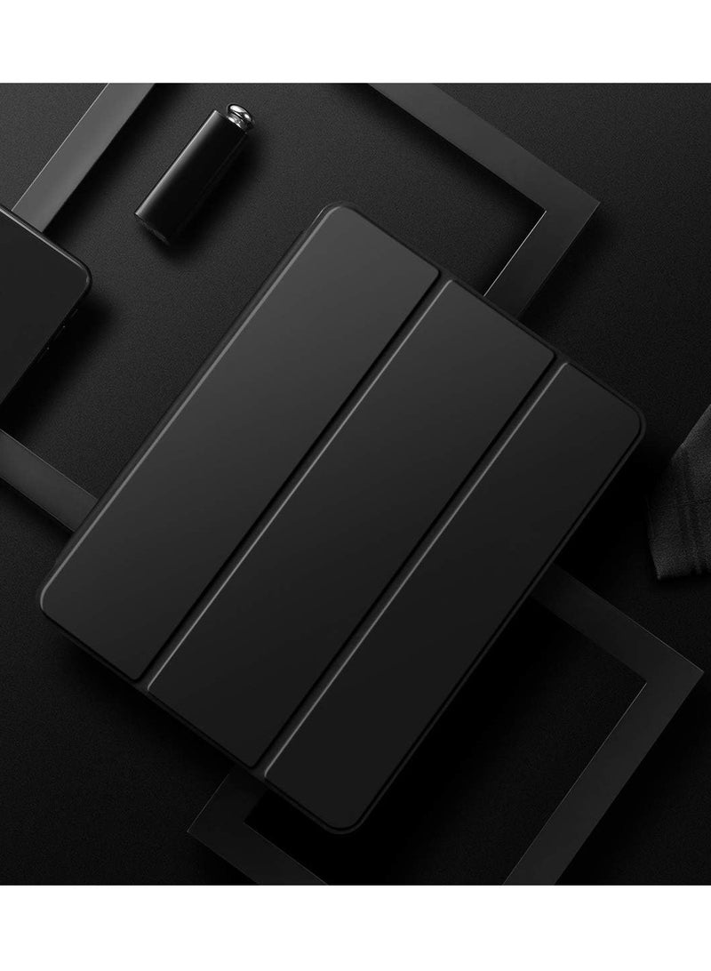 Case Compatible with iPad 9th/8th/7th Generation Case/iPad Case 10.2-10.5 Inch, Smart Folio Soft TPU Protective Case Cover with Apple Pencil Holder ( PEN NOT Included ) for iPad 9th/8th Gen,Full Body Protection- Black - Image 5