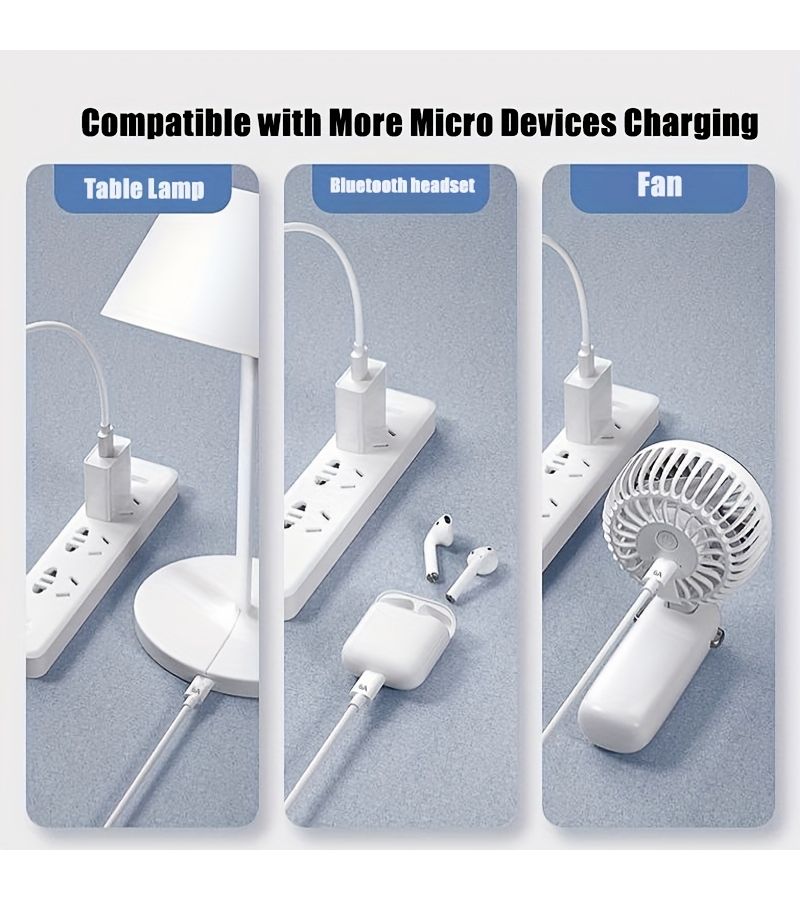 كابل نقل بيانات الشحن USB إلى Micro بطول 1.5 متر، قطعة واحدة، سريع 6A، 480Mbps - Image 5