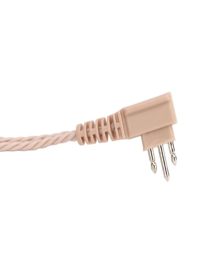 ايكا كابل مستقبل سماعة الأذن Aika ثلاثي الأطراف، سلك بديل لسماعة الأذن من طراز Pocket (عبوة من 5 قطع، بيج) - Image 3