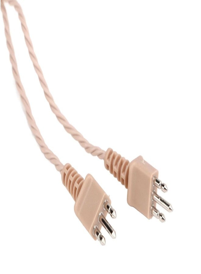 ايكا كابل مستقبل سماعة الأذن Aika ثلاثي الأطراف، سلك بديل لسماعة الأذن من طراز Pocket (عبوة من 5 قطع، بيج) - Image 4