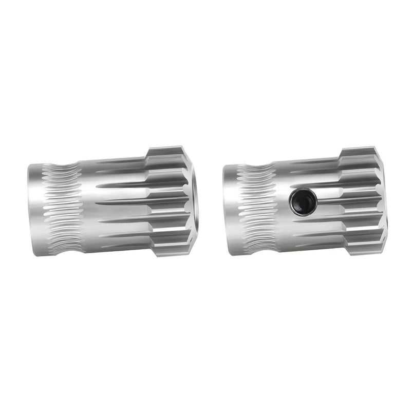 UniTak3D Dual Drive Extruder Gear Replacement Stainless Steel Extrusion Wheels for,Ender 3 V2,Ender 3 Pro,Ender 3,Prusa i3 MK2/MK3 3D Printer Double Geared Extruders - Image 5