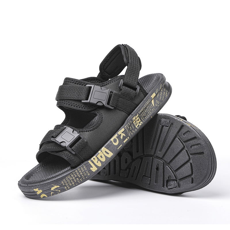 Shi Sandals Parent-Child Shoes Beach Shoes Sports Students Wear Outdoor Beach Mops - Image 2