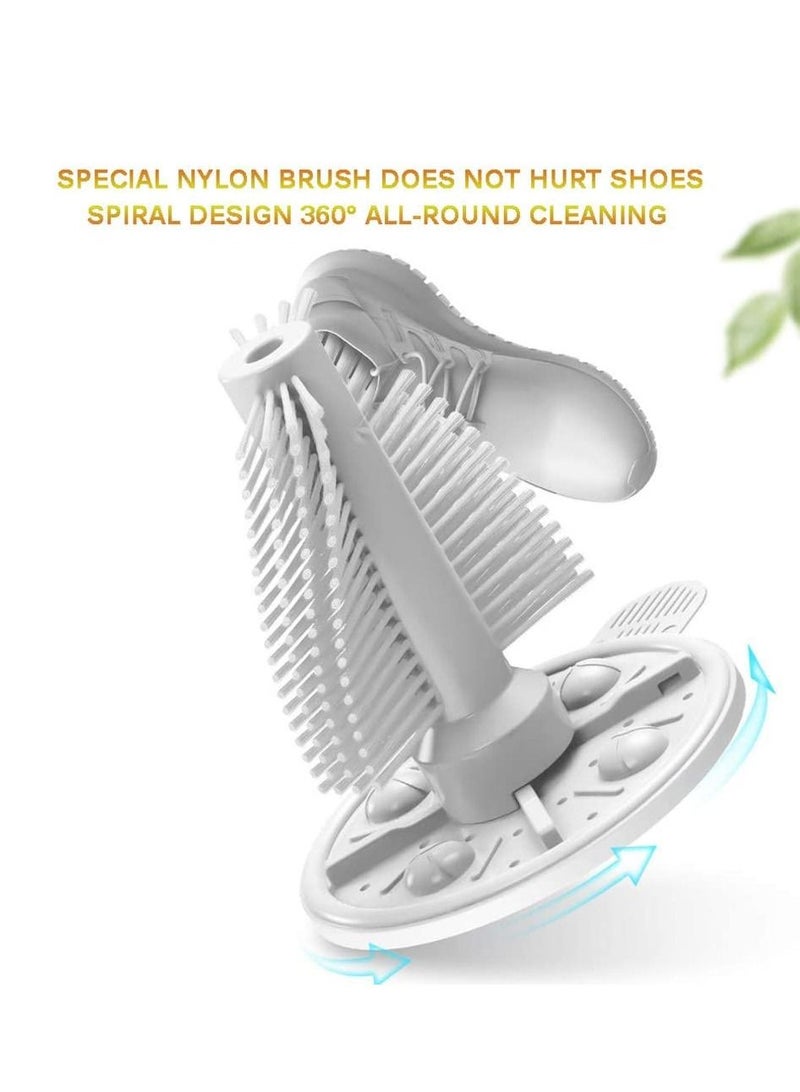 NB NORTH BAYOU Shoe Washing Machine Small Household, Portable Lazy Washing Machine, 360° Cleaning, 10 Minutes Fast Cleaning, Safe Material Does Not Hurt Shoes Blue/White - Image 5