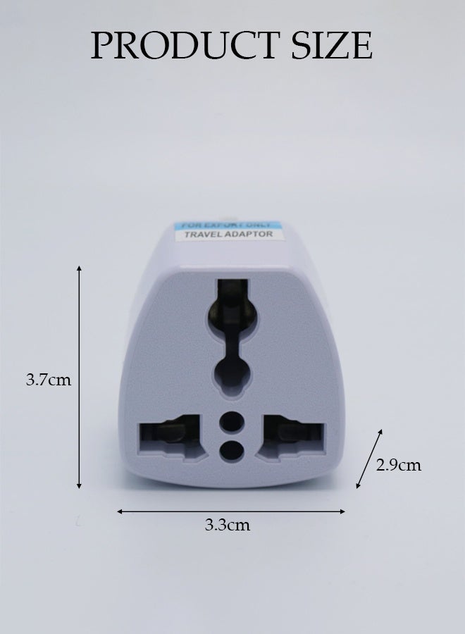 DUNISO 8 Pcs Universal Travel Adapter，UK Travel Plug Adapter，Power Socket Converter,Suitable for Hong Kong/UK/India/Pakistan/Singapore/Malaysia/Vietnam/Indonesia/Maldives/Qatar and so on  - Image 5