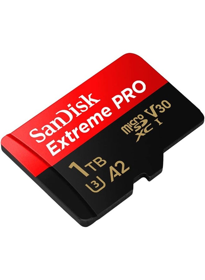 SanDisk 1TB Extreme PRO microSDXC card + SD adapter + RescuePRO Deluxe, up to 200MB/s, with A2 App Performance, UHS-I, Class 10, U3, V30,
