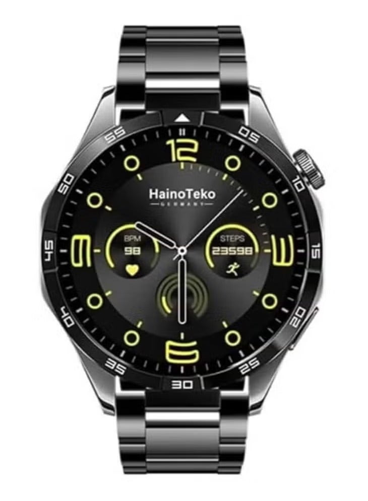 Haino Teko GT4 Smart Watch | Fitness Tracker, Heart Rate Monitor, Sleep Tracker - IP68 Waterproof, 1.75-inch HD Display, Bluetooth Call, Sports Modes, Long Battery Life, Compatible with iPhone & Android - Image 1