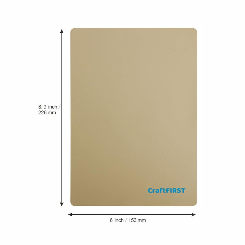 CraftFIRST 6 x 8.9" Rubber Embossing Mat Die Cutting Accessaries 1 Pair - Image 3