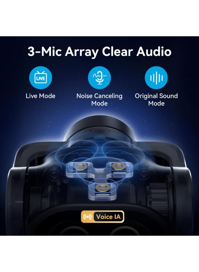 EMEET PIXY Dual-Camera AI PTZ 4K Webcam with AI Tracking and Autofocus - Image 3