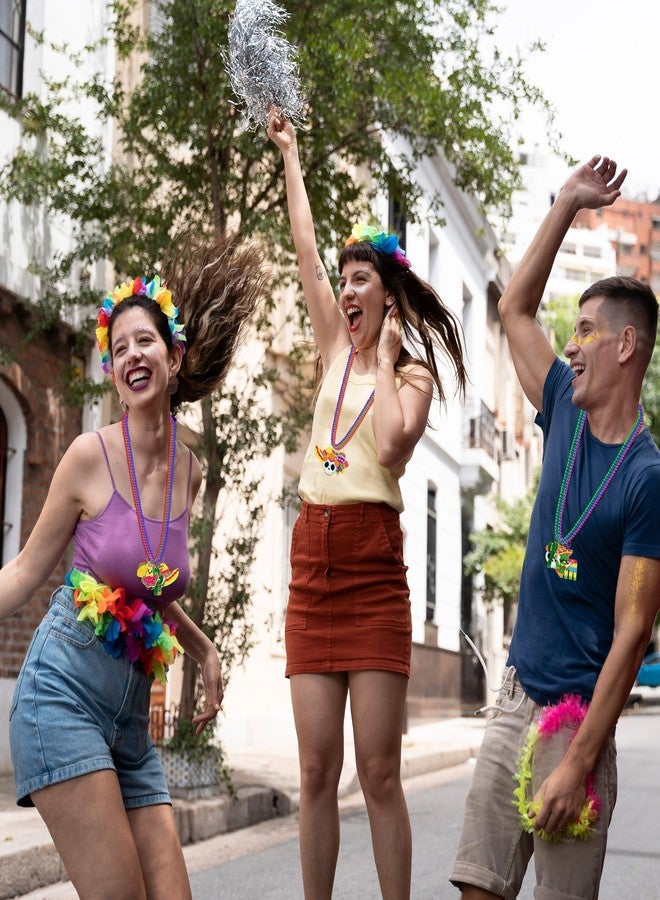 jollylife 36PCS Cinco de Mayo Fiesta Beaded Necklaces Mexican Colorful Beads Party Decorations Favors Birthday Supplies - Image 2