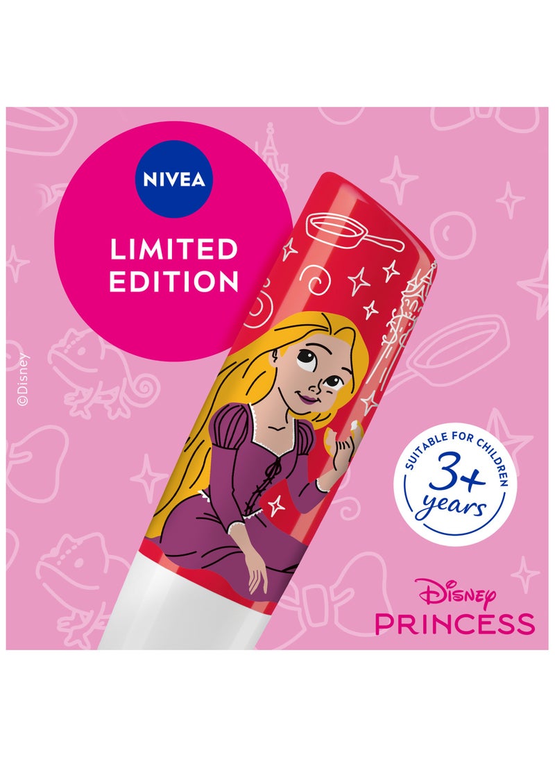 Nivea Labello Disney Princess Rapunzel Lip Balm Wild Cranberry Flavor 4.8g - Image 4