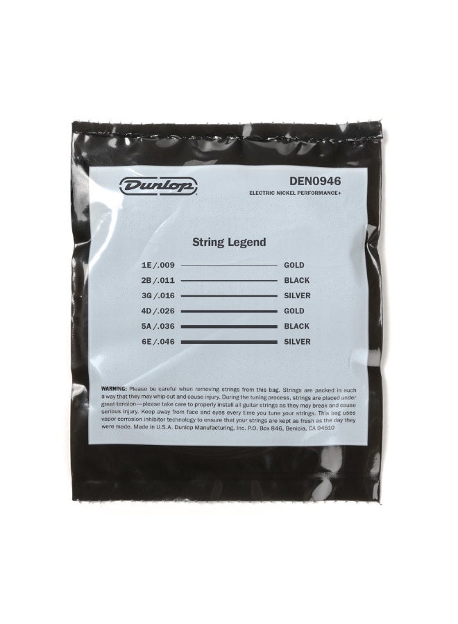 Dunlop DEN0946 Nickel Wound – Electric Guitar Strings 09-46 6-String - Image 3