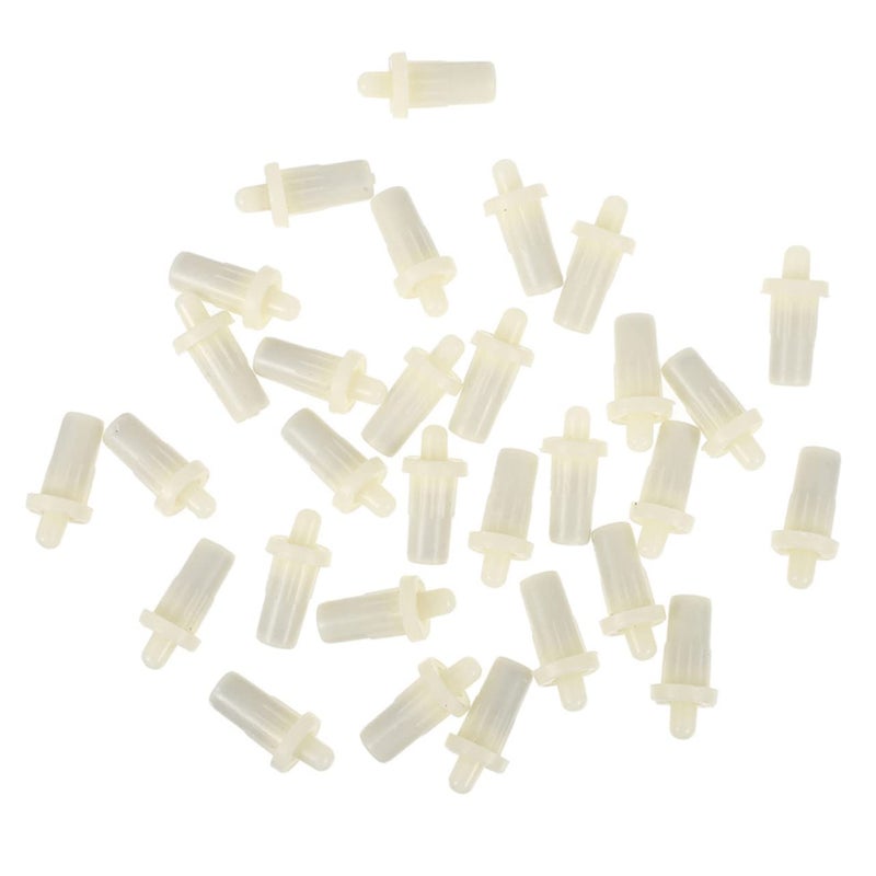 Uonlytech 100pcs Cabinet Stoppers Door Spring Felt Pads for Cabinet Doors Louvers Pin Replacement Shutter Repair Pin Shutter Window Plastic Blinds Repair - Image 4