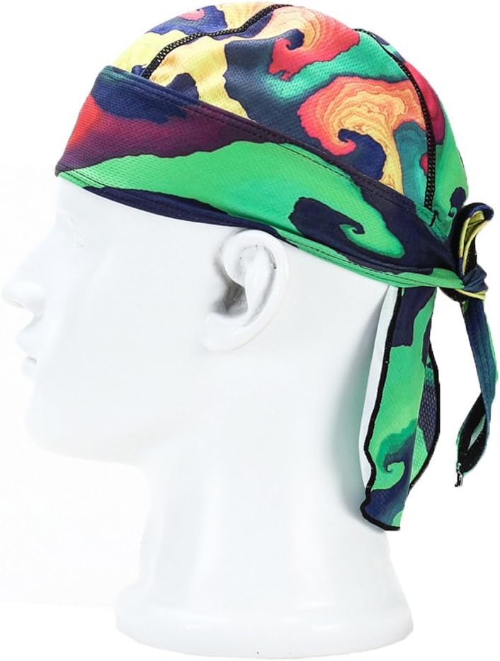 TOPLOR Store Sweat Wicking Beanie Cap Hat Skull Cap Pirate Hat Bandana Head Wrap for Men and Women - Image 2