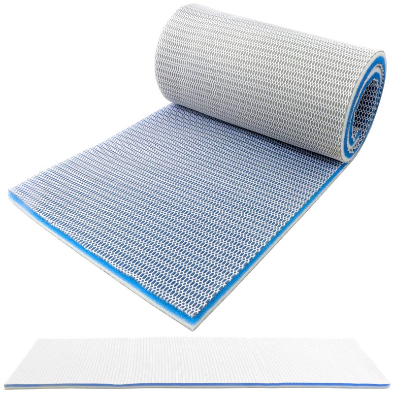 GMMA 48x12 inch Sponge Aquarium Filter Media Accessories Cuttable 8Layer Fish Tank Canister Filters Supplies Filter Floss for Aquariums Fish Tank Accessories Aquarium Sponge Filter - Image 2