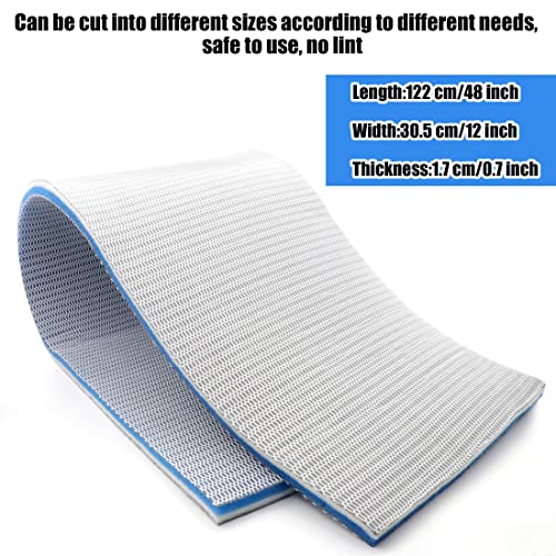 GMMA 48x12 inch Sponge Aquarium Filter Media Accessories Cuttable 8Layer Fish Tank Canister Filters Supplies Filter Floss for Aquariums Fish Tank Accessories Aquarium Sponge Filter - Image 3