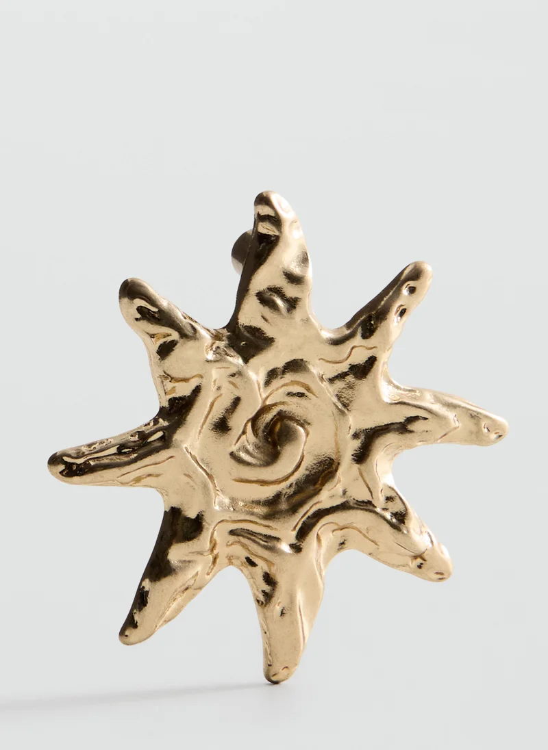 Mango  Textured sun earrings for Women | Best Price UAE