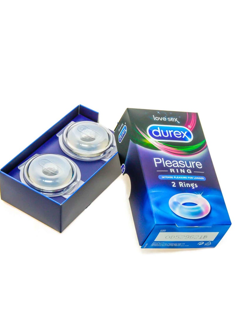Durex Pleasure Ring Intense For Longer - 2X Rings - Image 2