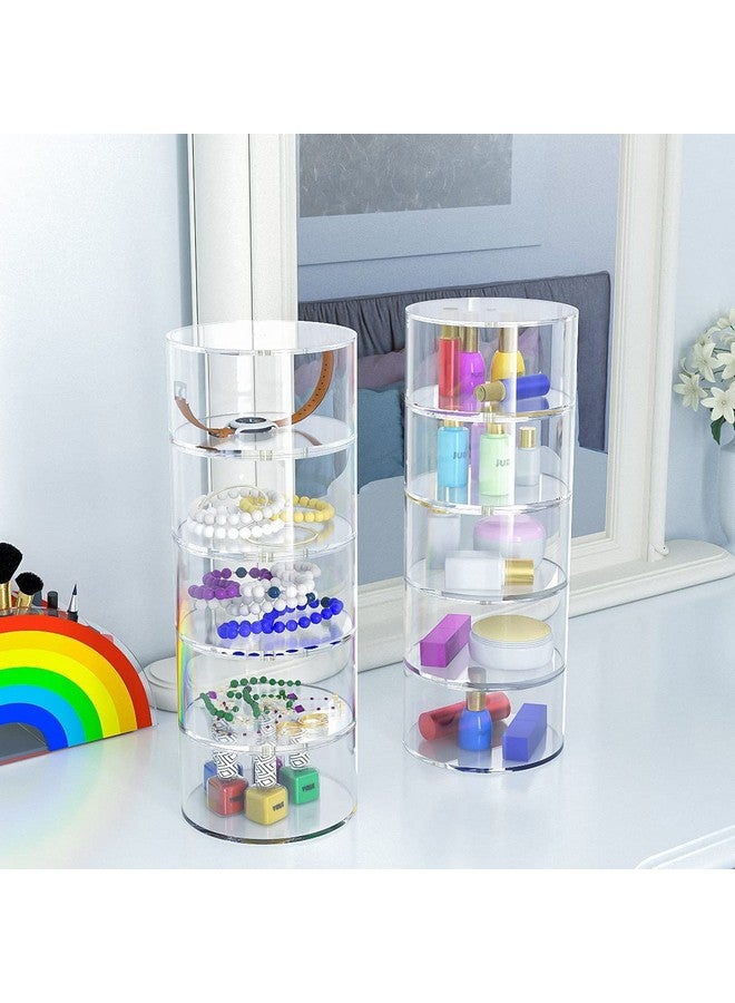 NIUBEE NIUBEE Belt Organizer, Acrylic 10 Layers Belt Case Storage Holder and Display for Accessories like Jewelry,Watch,Bracelets  - Image 3