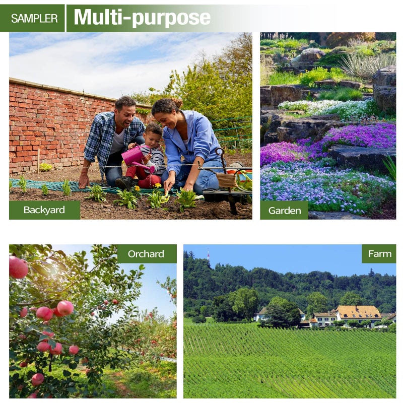 Lichtund Soil Probe 20 Inch with 2 Bags, Soil Sample Probe for Lawn House Plants, T-Handle Soil Sampler Probe Rod, Stainless Steel Soil Test Kits Tool for Soil Sampling - Image 2