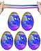 Greingways 5 Pack Prefilled Easter Eggs Galaxy Slime Toys Teens Easters Basket Stuffers Egg Fillers Easter Games Gift Party Favors Filled Egg for Kids Boys Girls Toddlers BluePurpleGold - Image 2