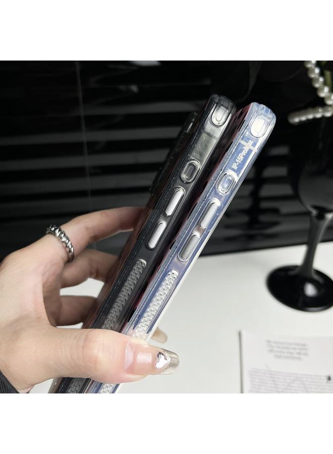 اس-توب جراب لهاتف iPhone 15 Pro بطبعة جلد النمر اللامع من مادة البولي كربونات + جراب هاتف من مادة TPU - Image 5